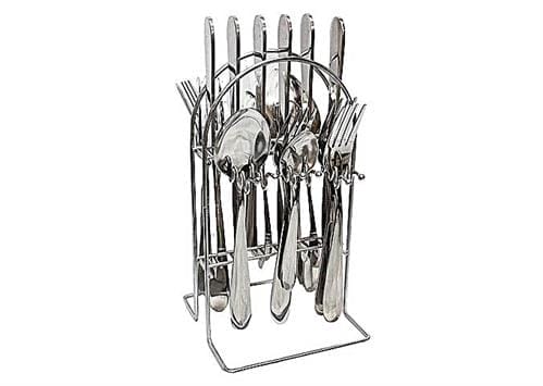 Totally Stainless Steel 24pc Cutlery Set Retail